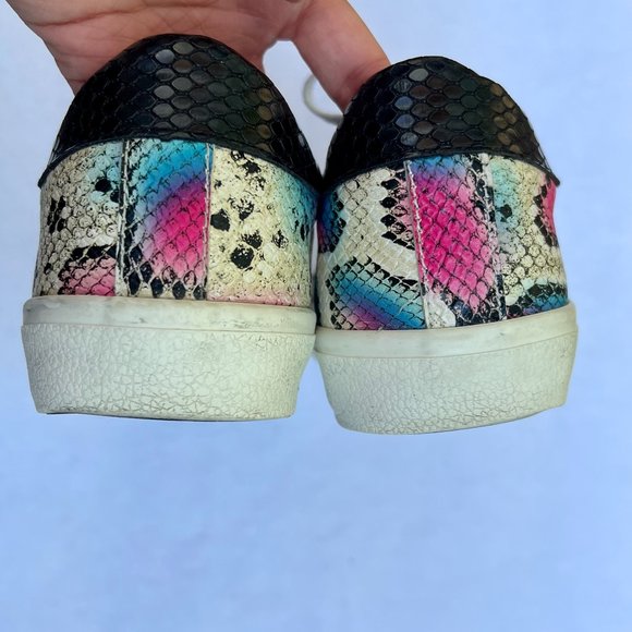 Multi-Color Snake Print Faze Sneaker - Picture 9 of 9